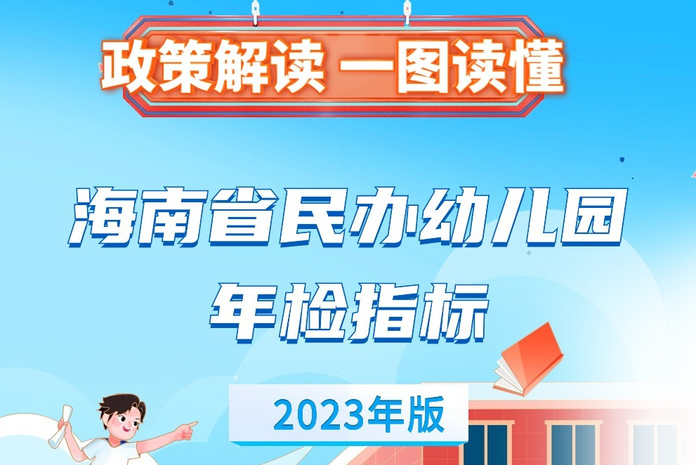 图文解读 | 《海南省民办幼儿园年检指标（2023年版）》的政策解读